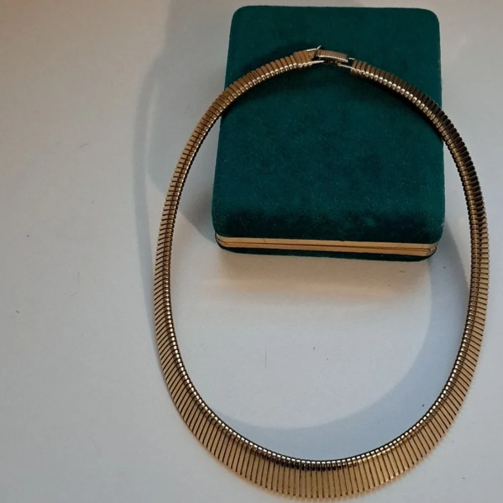 Vintage Park Lane Gold Tone Snake Collar Choker - Picture 9 of 9